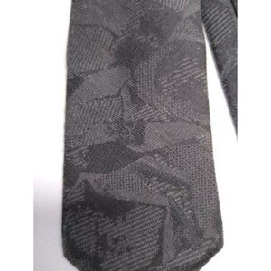 STRINGBEANS Very Dark Green Print Necktie Woven Tie